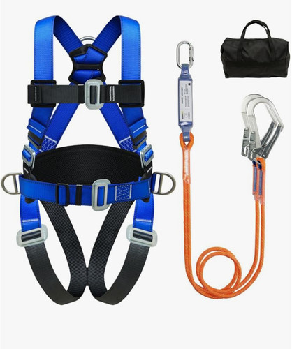 Safety harness kit with - harness,