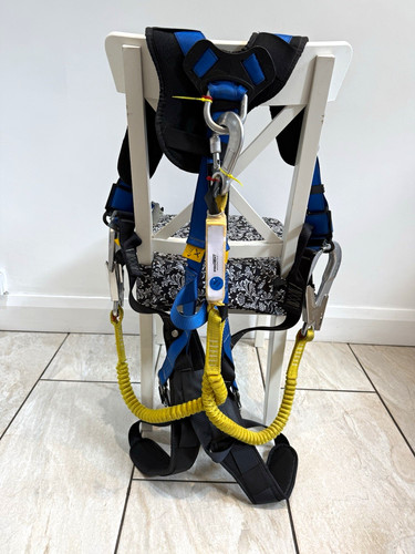Force harness and fall - g-force,