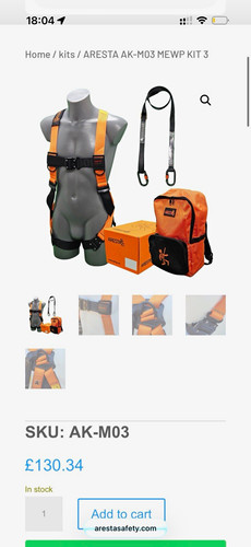 Aresta m03 full body fall - body,