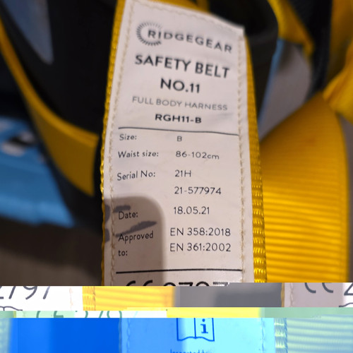Ridgegear safety belt 11 - safety,