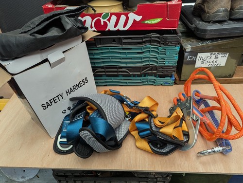 Safety harness kit with - safety,