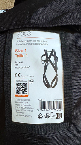 Petzl 8003 full body safety - full-body,